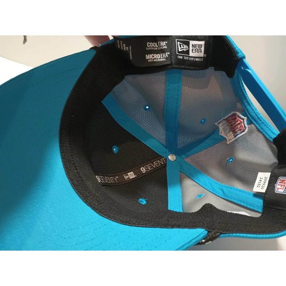 New Era Carolina Panthers 9SEVENTY Snapback Hat Blue NFL Rope Cap Coolera OSFM